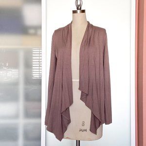 Banana Republic dusty mauve stretchy lightweight cardigan size small